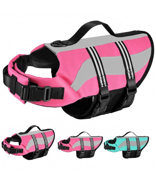 Petbank Dog Life Jacket with Reflective Stripes